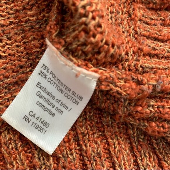 𝅺gentle Fawn Slub Sweater Multi Textured Lace Insert Pullover Sweater Sz S - Picture 10 of 11